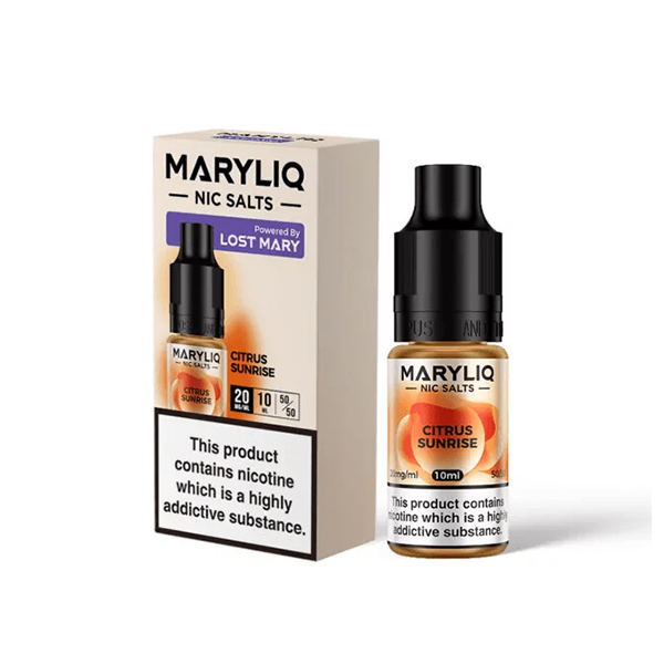 10mg MARYLIQ Nic Salt By Lost Mary 10ml (50VG/50PG) - Vapril Special Offer!