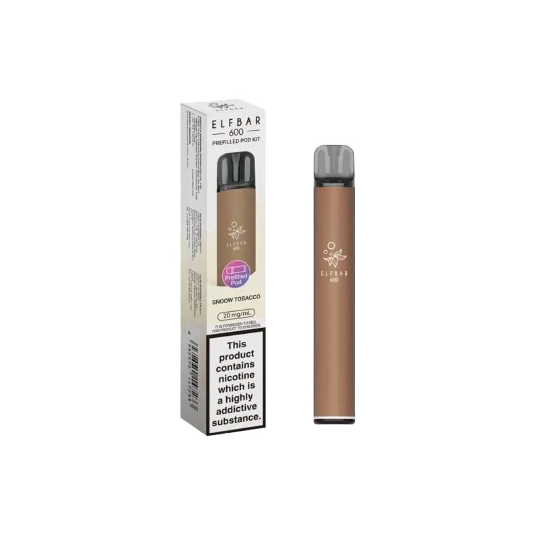 20mg Elf Bar 600 Prefilled Pod Vape Kit 600 Puffs