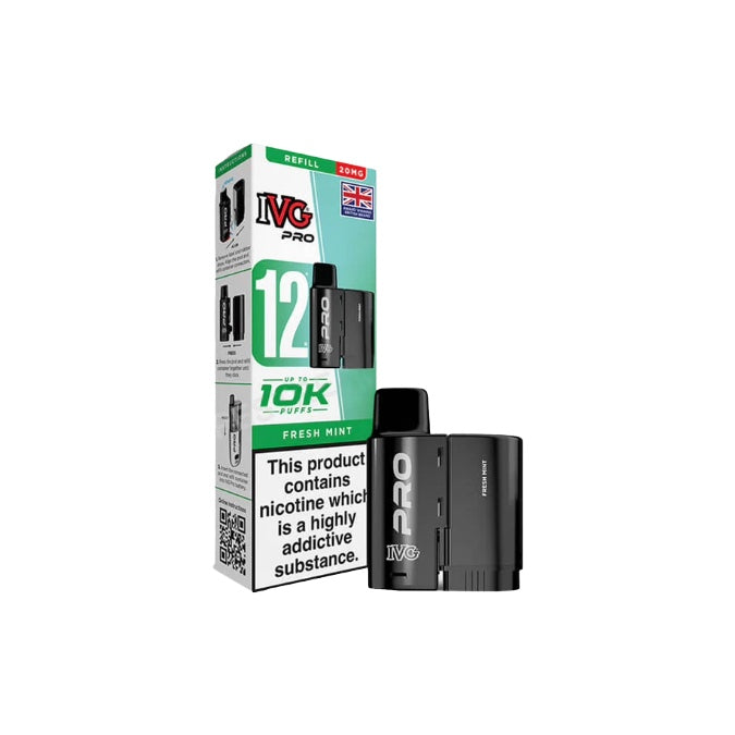 20mg I VG Pro 12 Refill Pod Pack 10000 Puffs