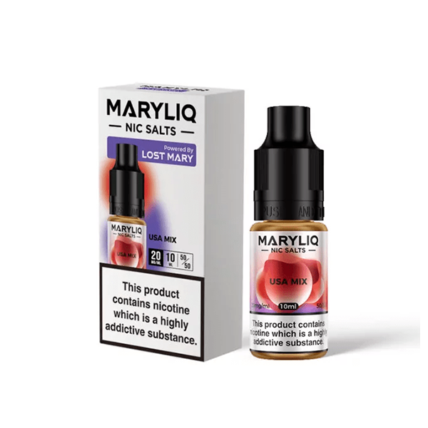 20mg MARYLIQ Nic Salt By Lost Mary 10ml (50VG/50PG) - Vapril Special Offer!