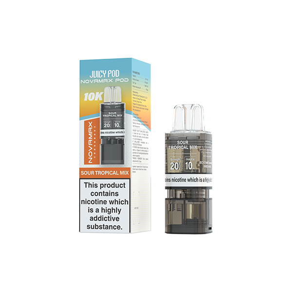 20mg Juicy Pod Novamax Prefilled Pods 10000 Puffs