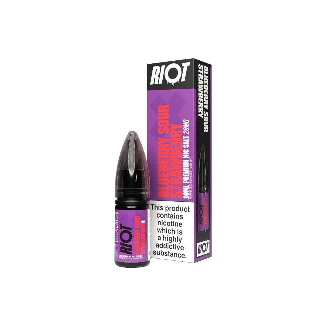 20mg RIOT X 10ml Nic Salts by Riot Squad (50VG/50PG)