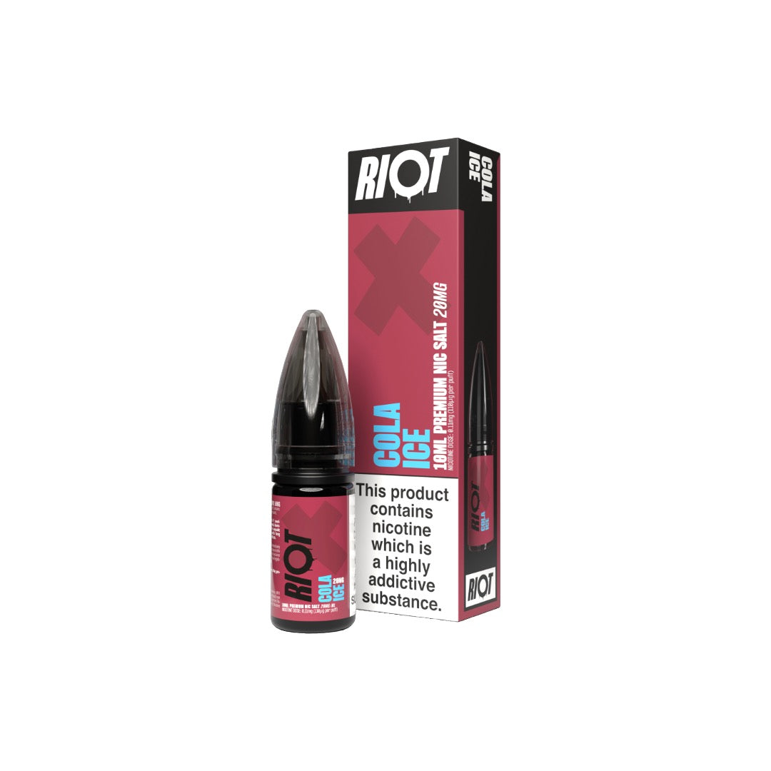 20mg RIOT X 10ml Nic Salts by Riot Squad (50VG/50PG)