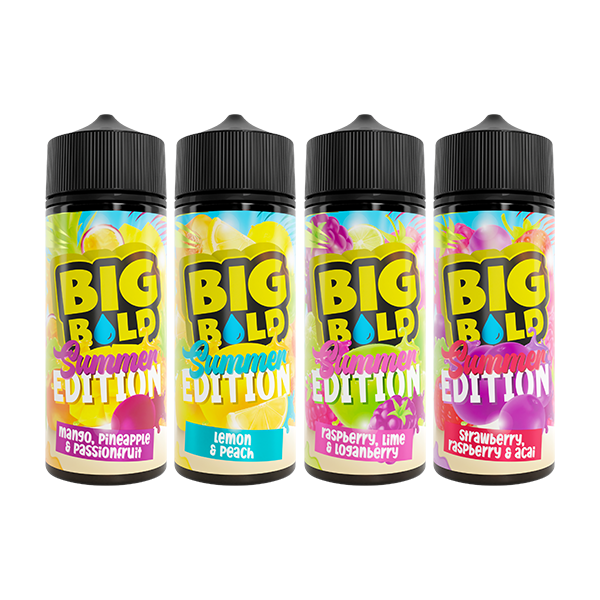 0mg Big Bold Summer Vibes Series 100ml Shortfill (70VG/30PG)