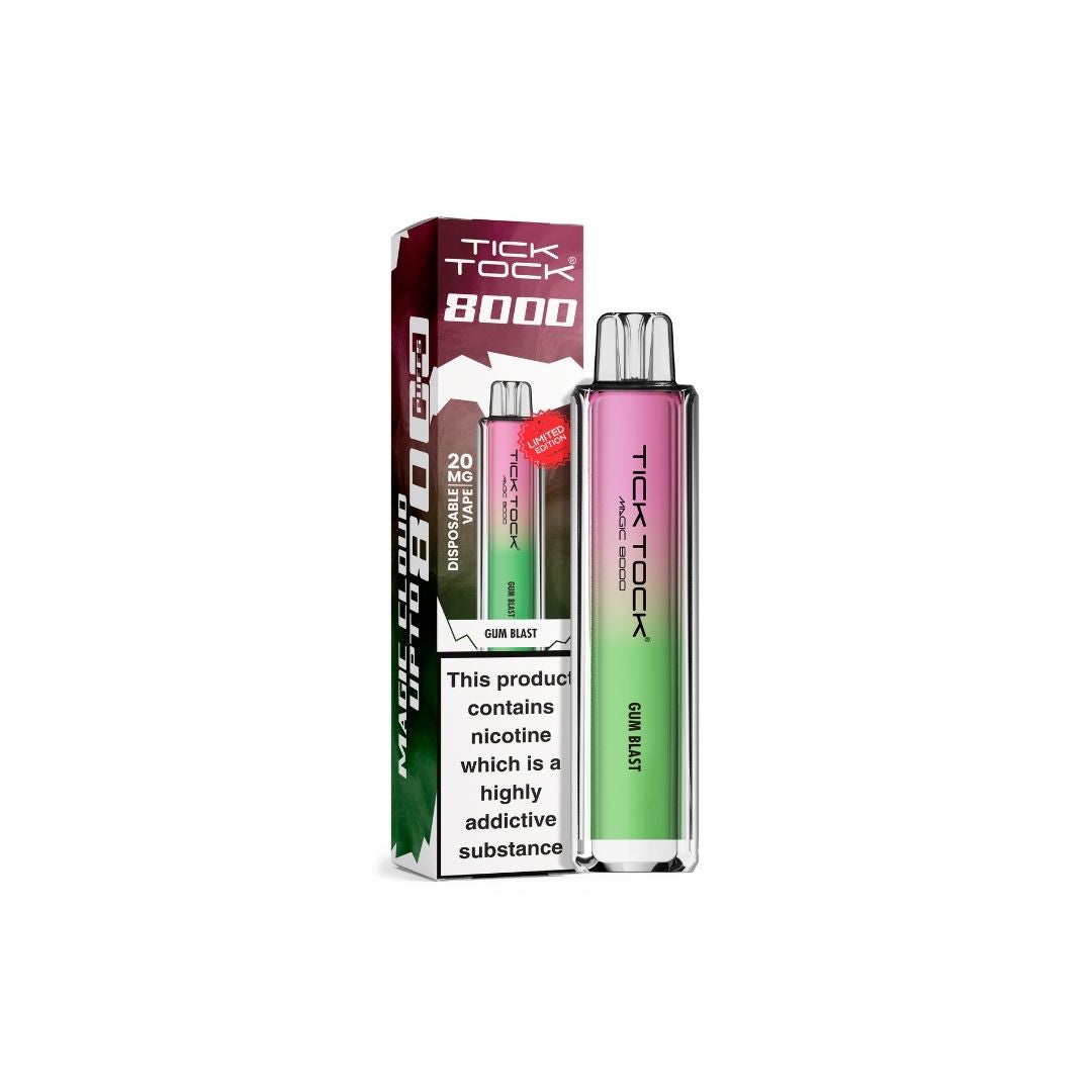 20mg Tick Tock Magic 8000 Prefilled Pod Kit 8000 Puffs