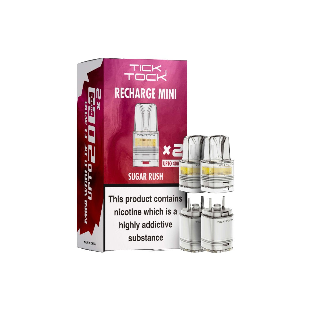 Tick Tock Recharge MINI 2K Prefilled Pods 2000 Puffs
