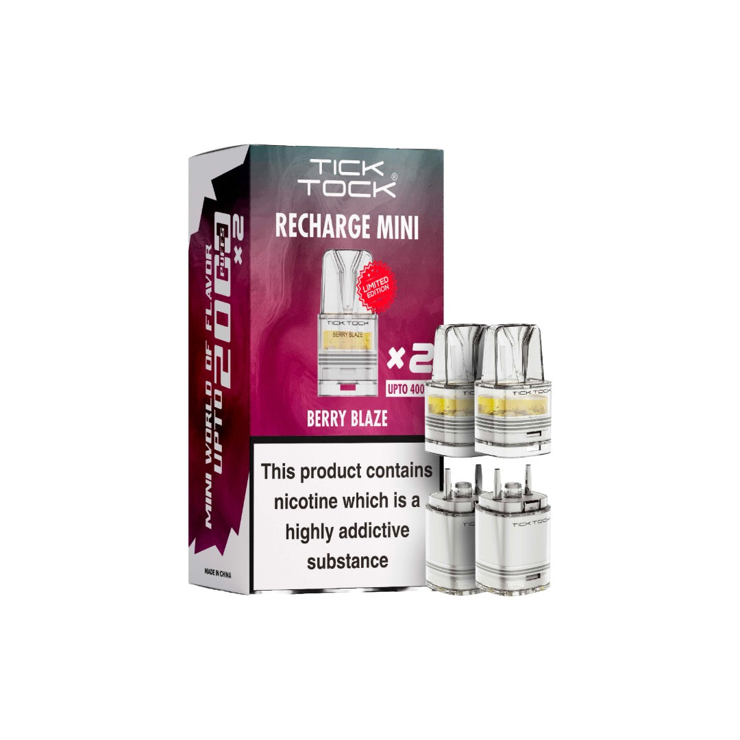 Tick Tock Recharge MINI 2K Prefilled Pods 2000 Puffs