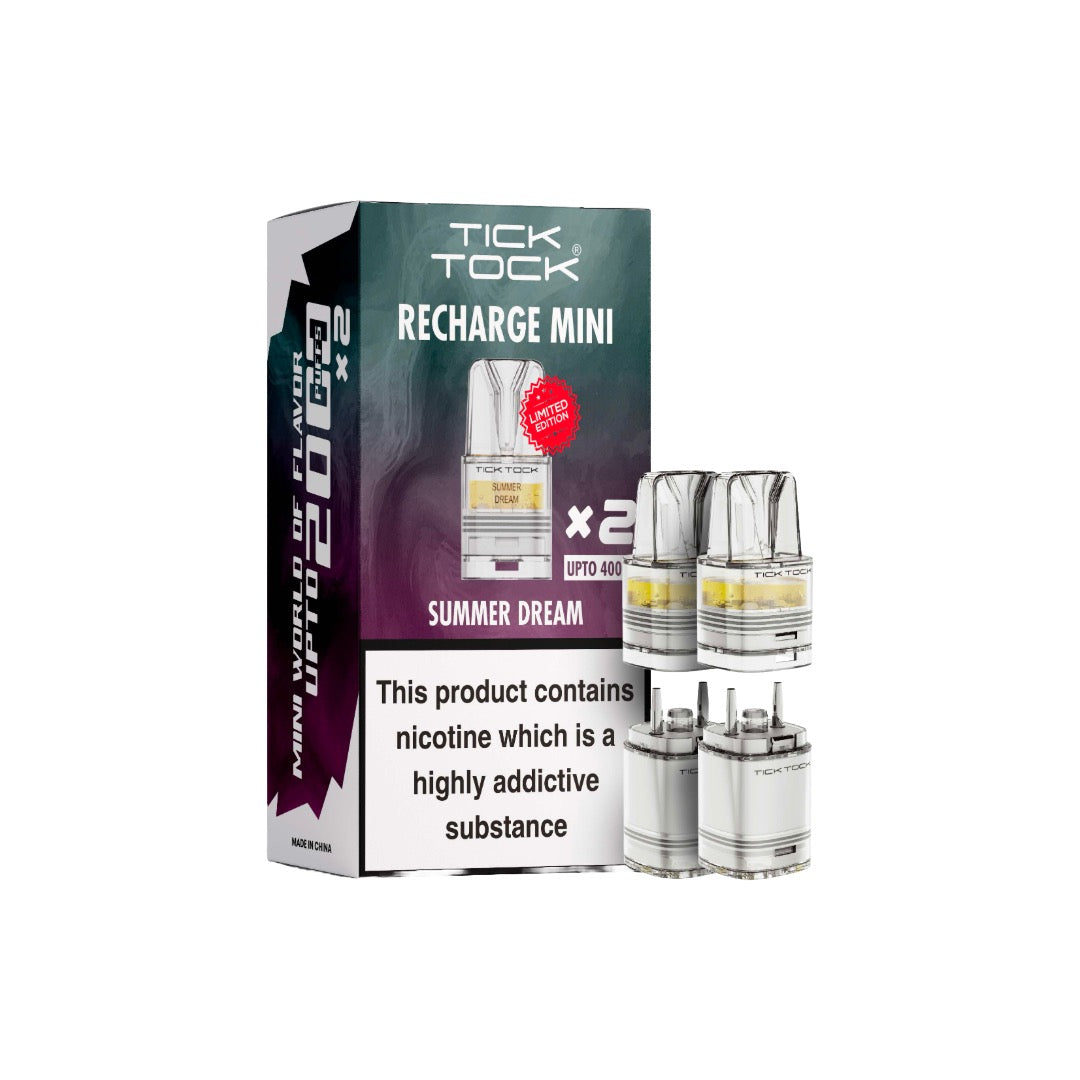 Tick Tock Recharge MINI 2K Prefilled Pods 2000 Puffs