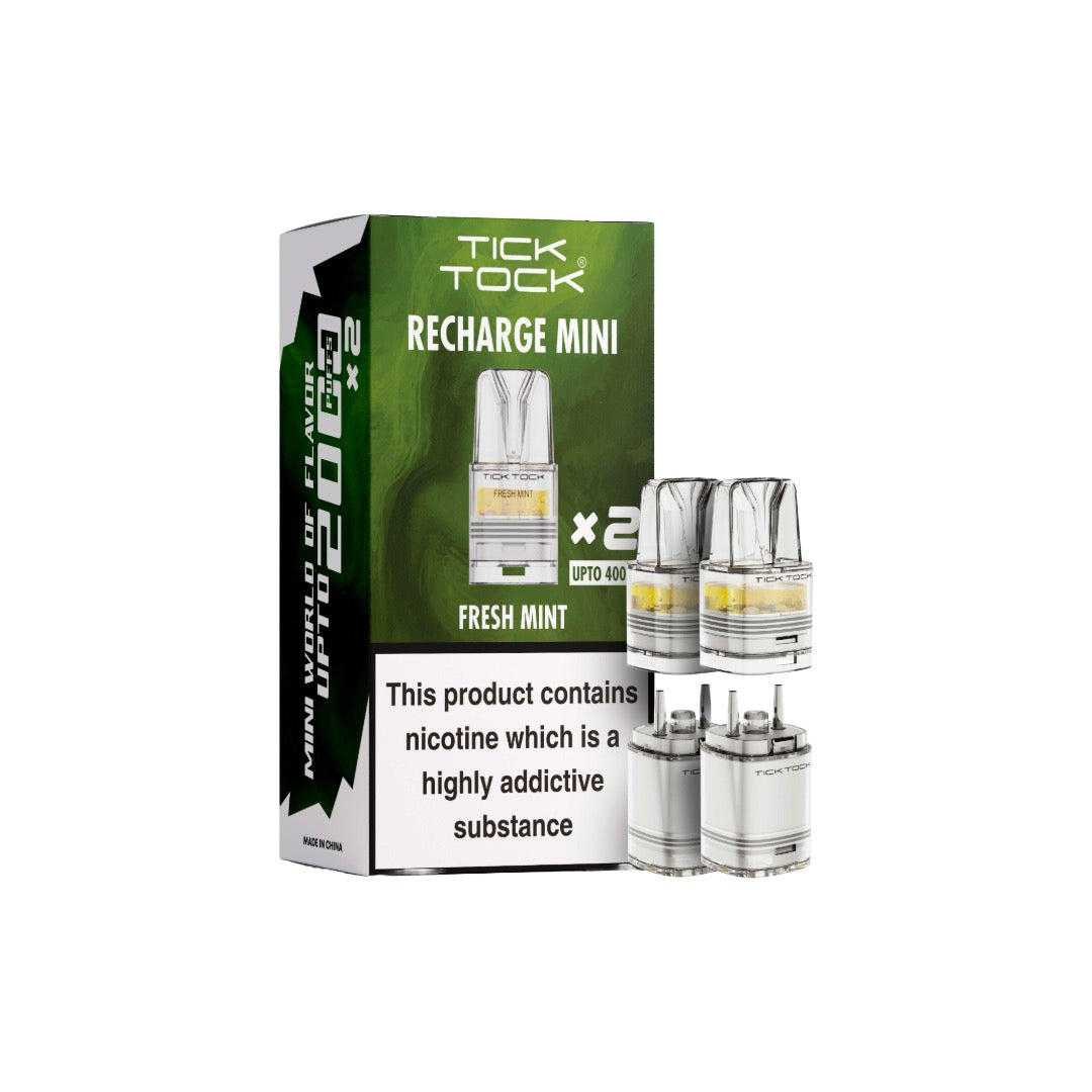 Tick Tock Recharge MINI 2K Prefilled Pods 2000 Puffs