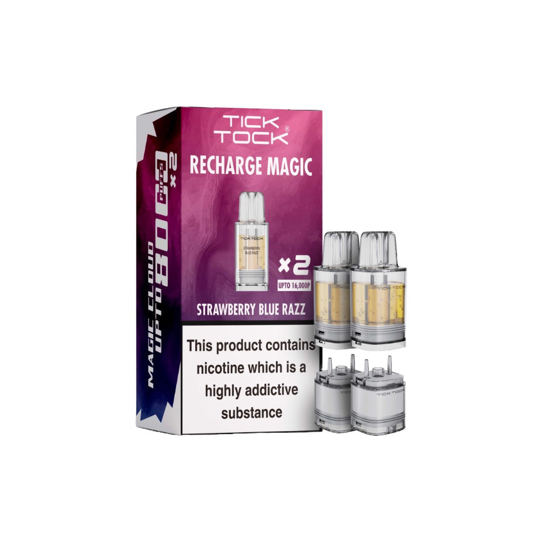 Tick Tock Recharge MAGIC 8K Prefilled Pods 8000 Puffs