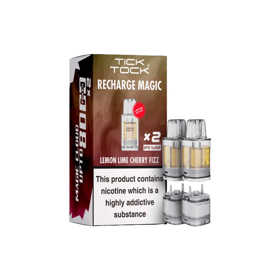 Tick Tock Recharge MAGIC 8K Prefilled Pods 8000 Puffs