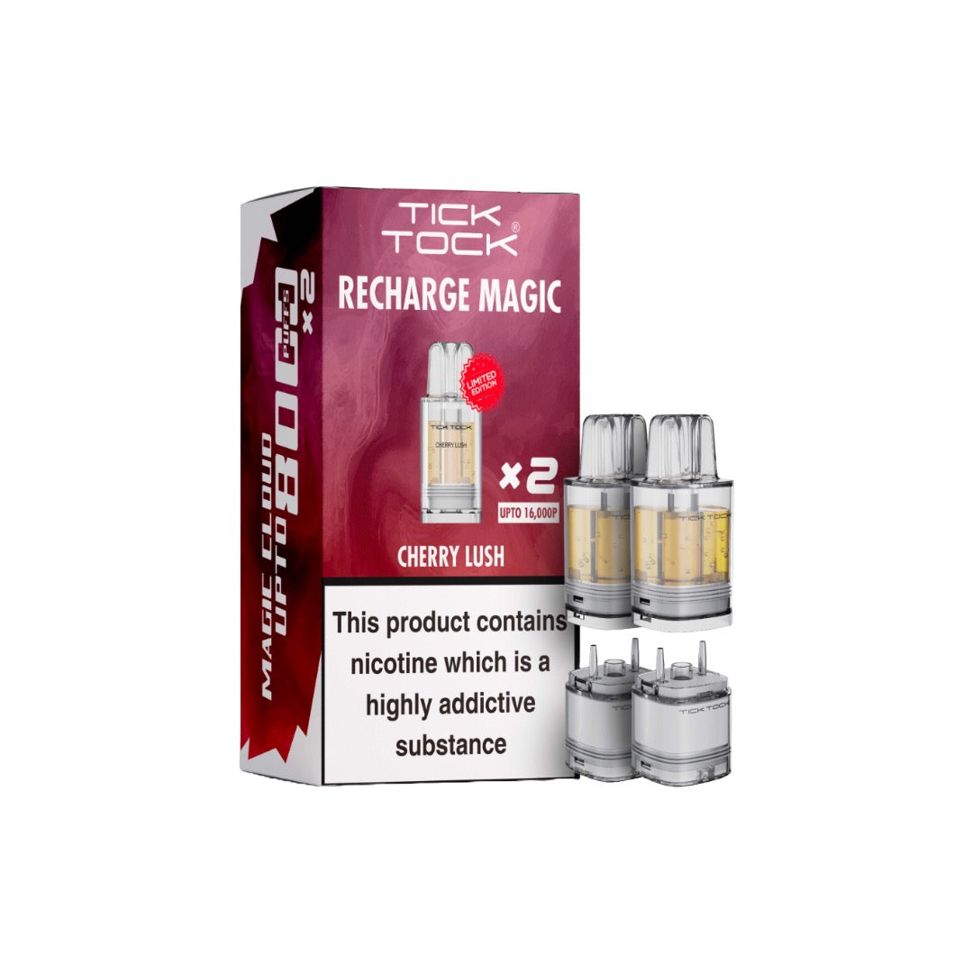 Tick Tock Recharge MAGIC 8K Prefilled Pods 8000 Puffs