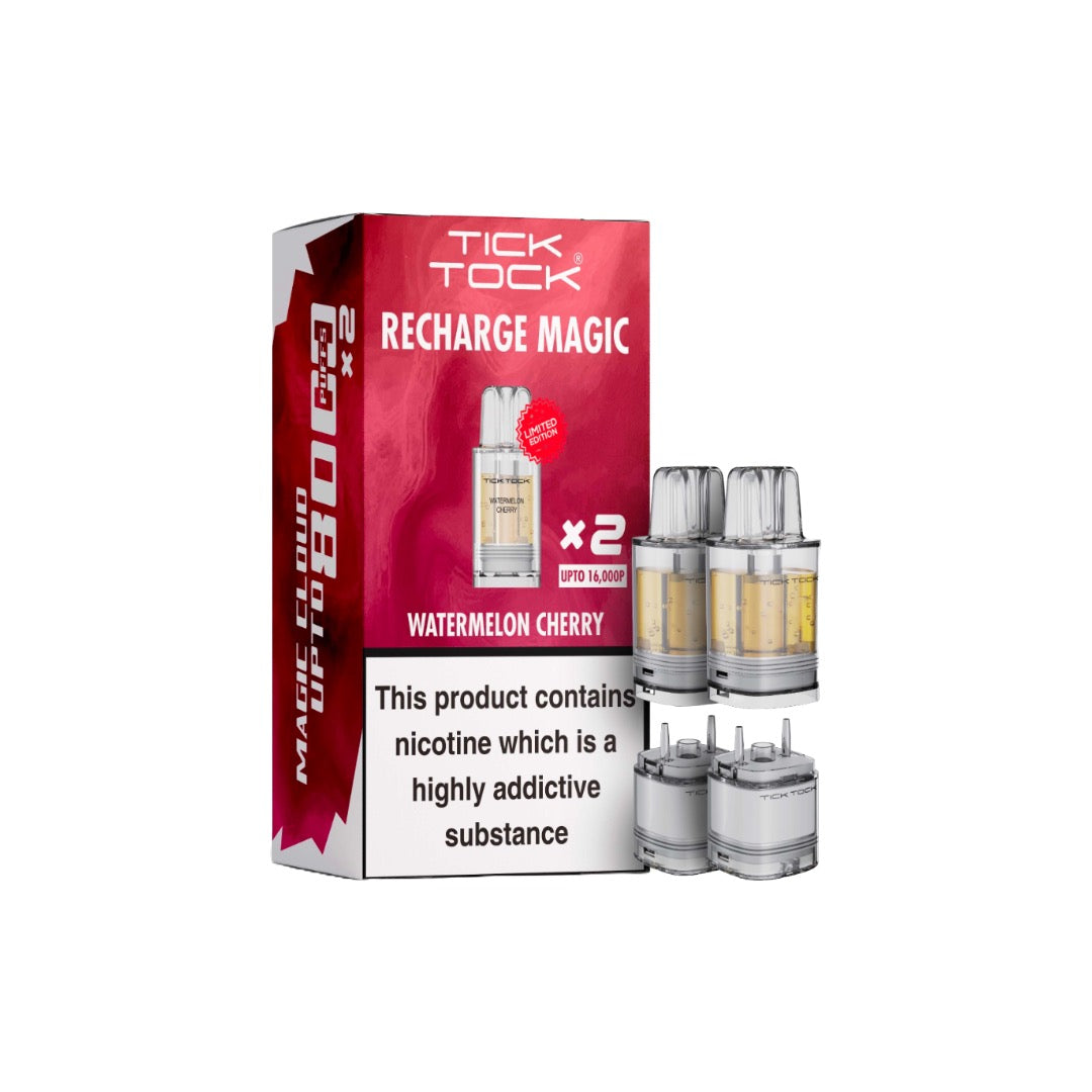 Tick Tock Recharge MAGIC 8K Prefilled Pods 8000 Puffs