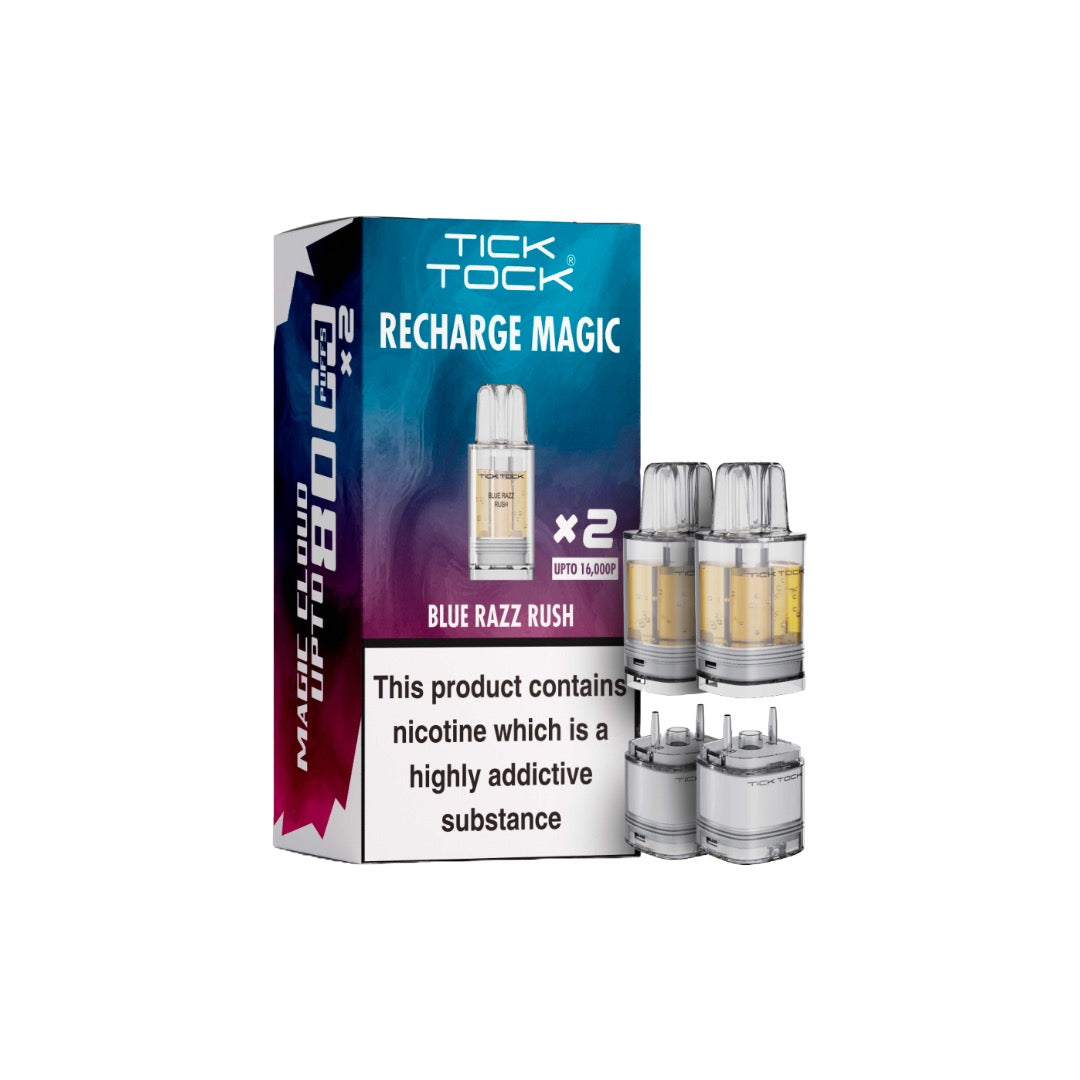 Tick Tock Recharge MAGIC 8K Prefilled Pods 8000 Puffs