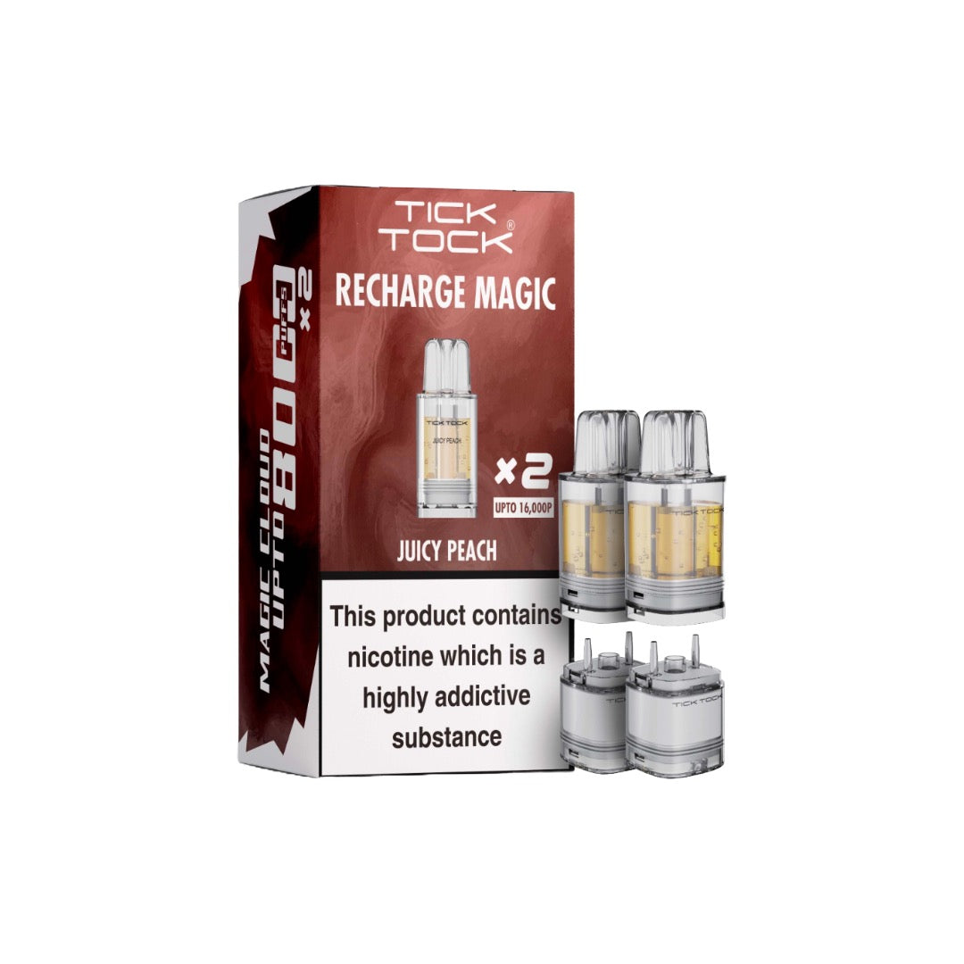 Tick Tock Recharge MAGIC 8K Prefilled Pods 8000 Puffs