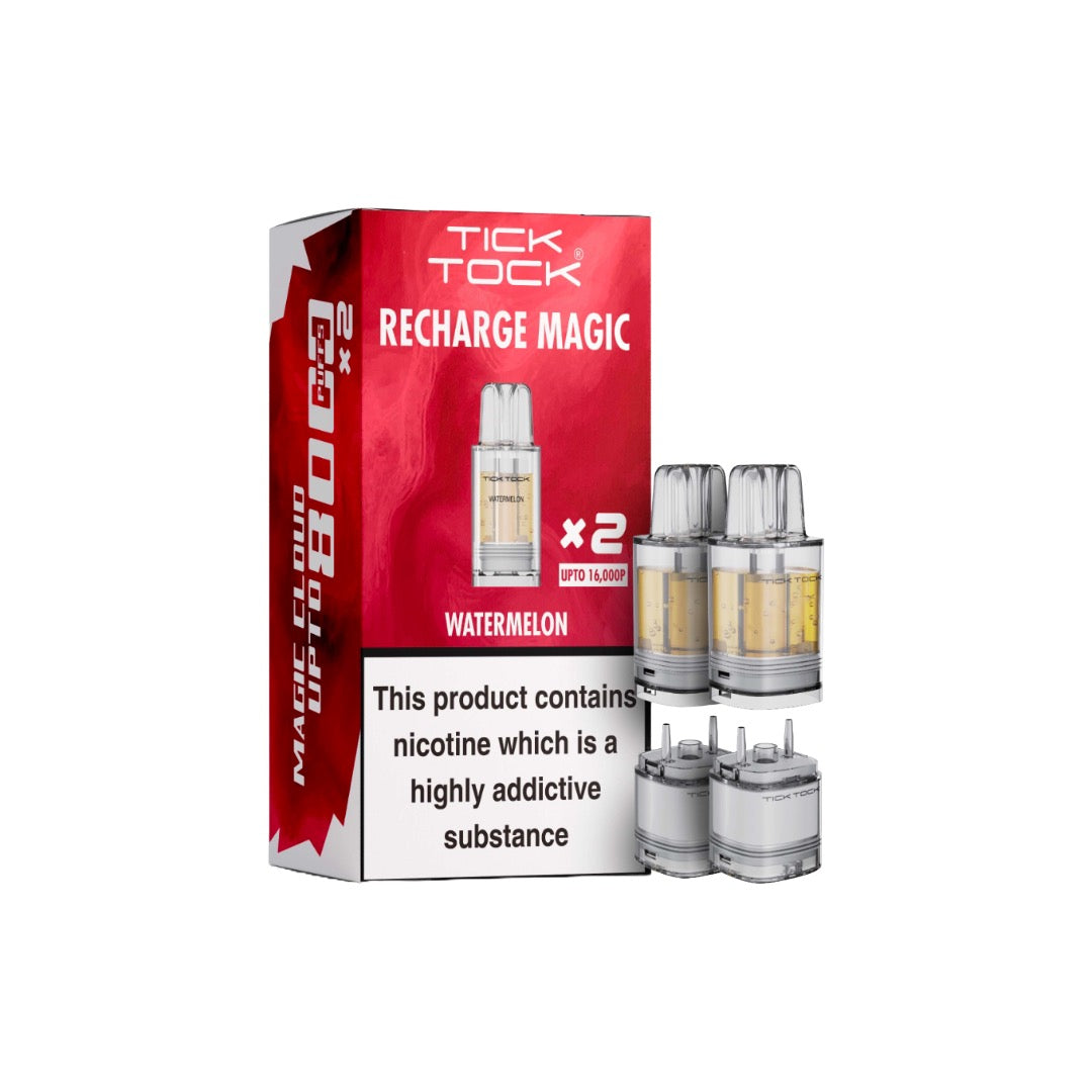 Tick Tock Recharge MAGIC 8K Prefilled Pods 8000 Puffs