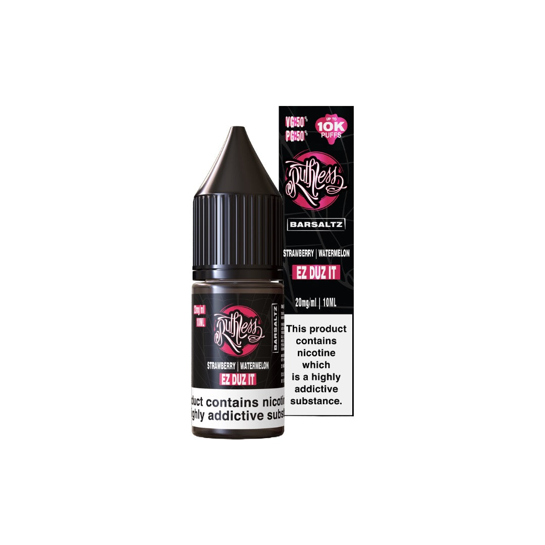 20mg Ruthless Nic Salt 10ml (50VG/50PG)