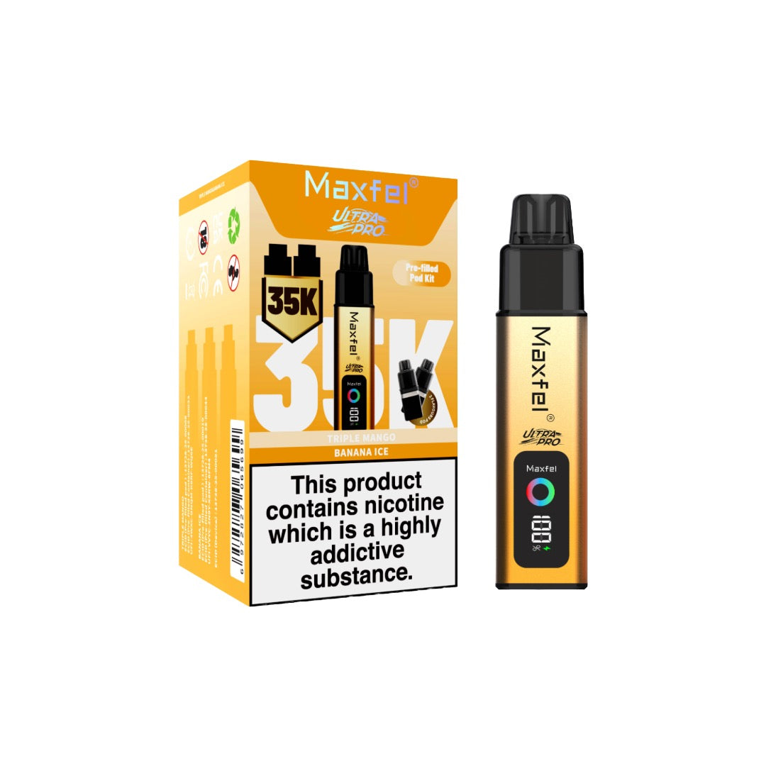 Maxfel Ultra Pro 35k Puffs Prefilled Pod Vape Kit