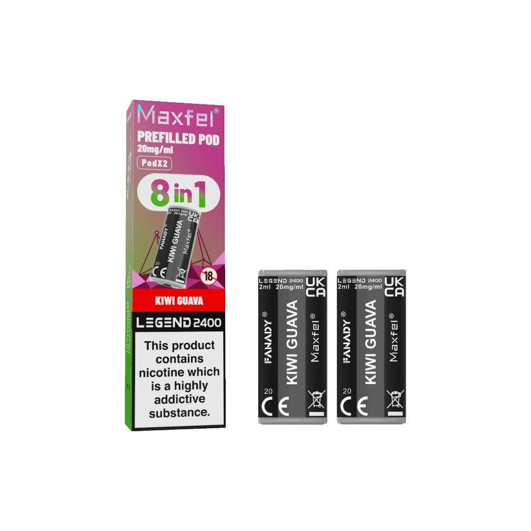 20mg Maxfel Legend Fanady Prefilled Pods 2400 Puffs