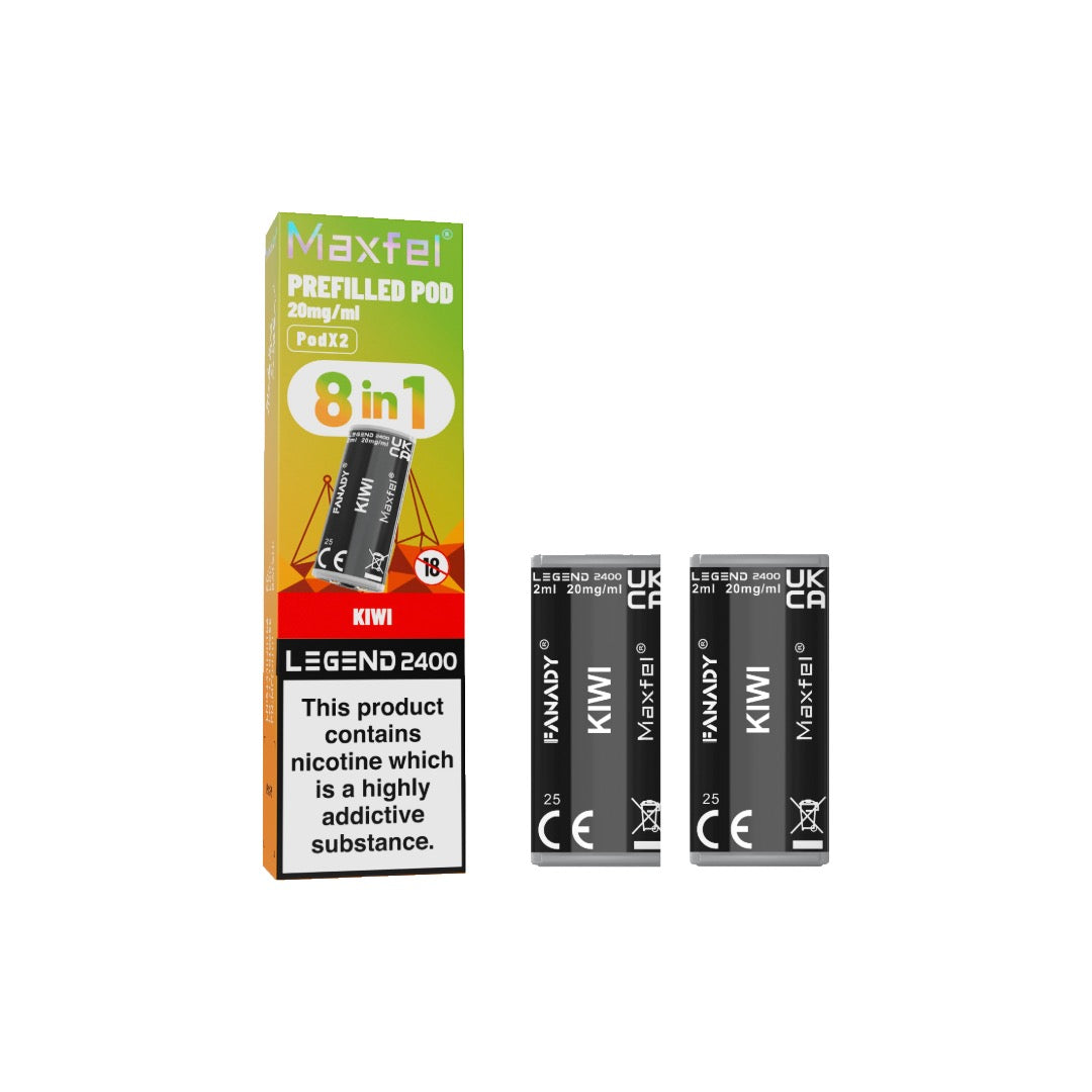 20mg Maxfel Legend Fanady Prefilled Pods 2400 Puffs