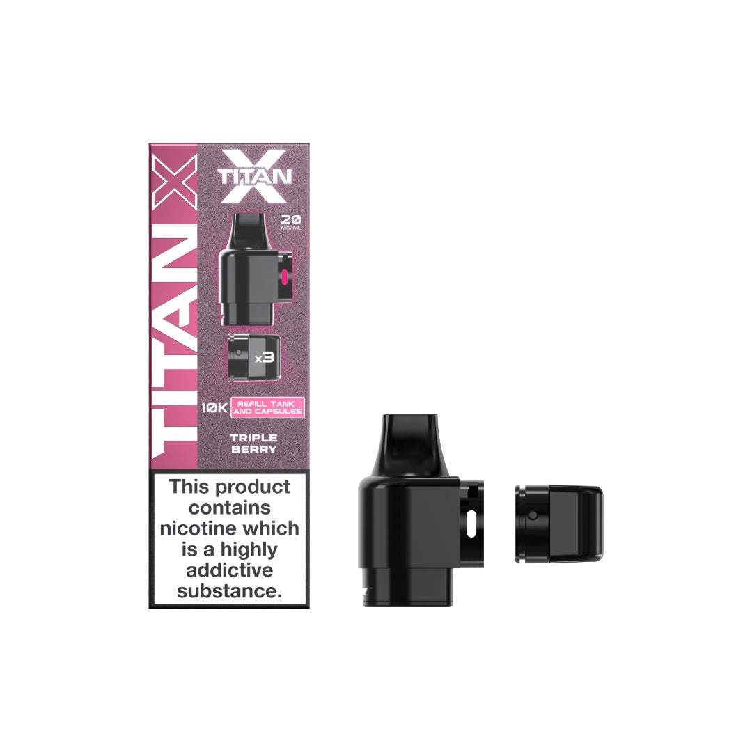 20mg Titan X 10k Puff Prefilled Pods