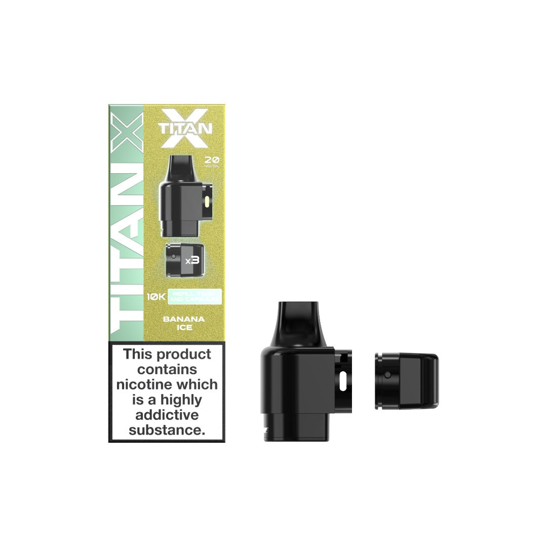 20mg Titan X 10k Puff Prefilled Pods