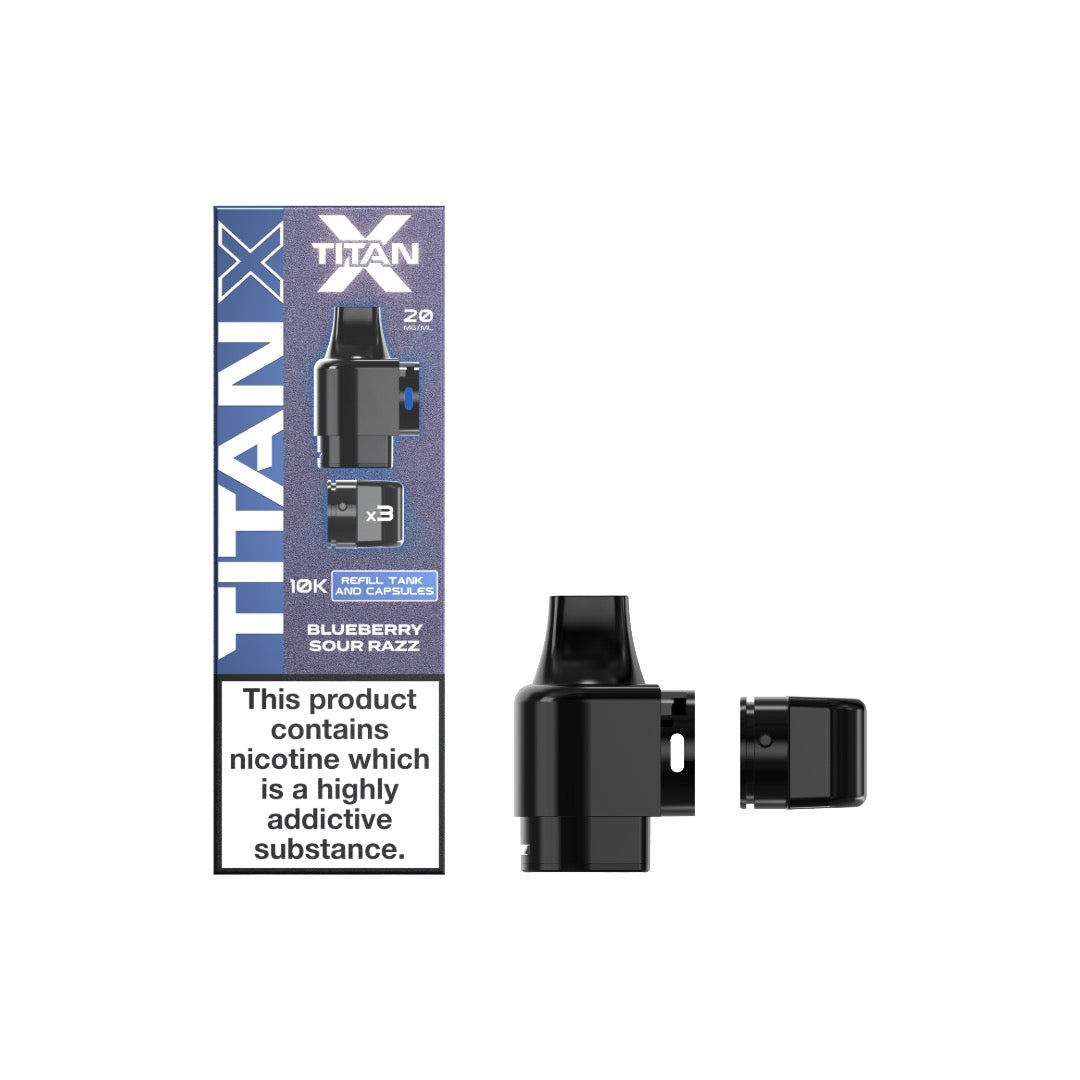 20mg Titan X 10k Puff Prefilled Pods
