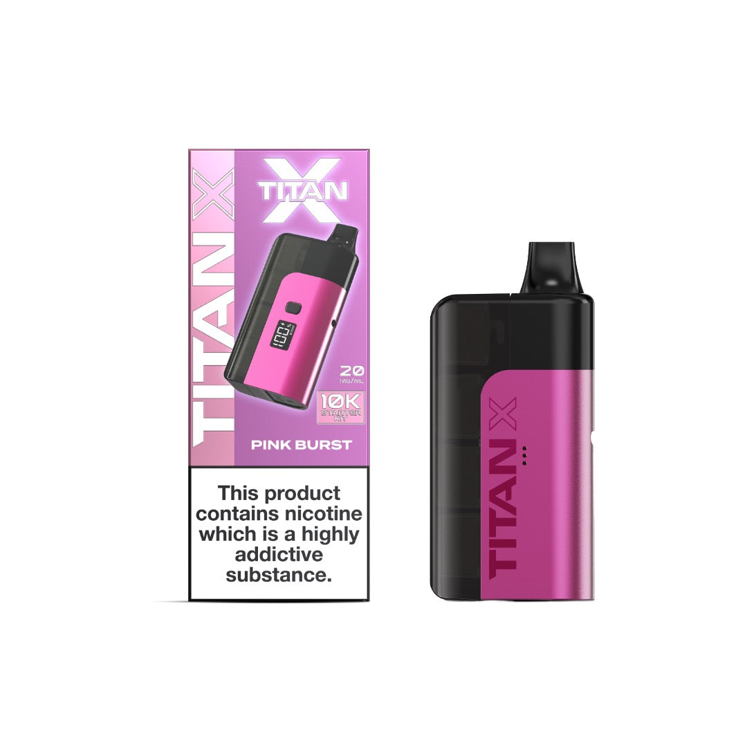 20mg Titan X 10k Puff Prefilled Pod Vape Kit