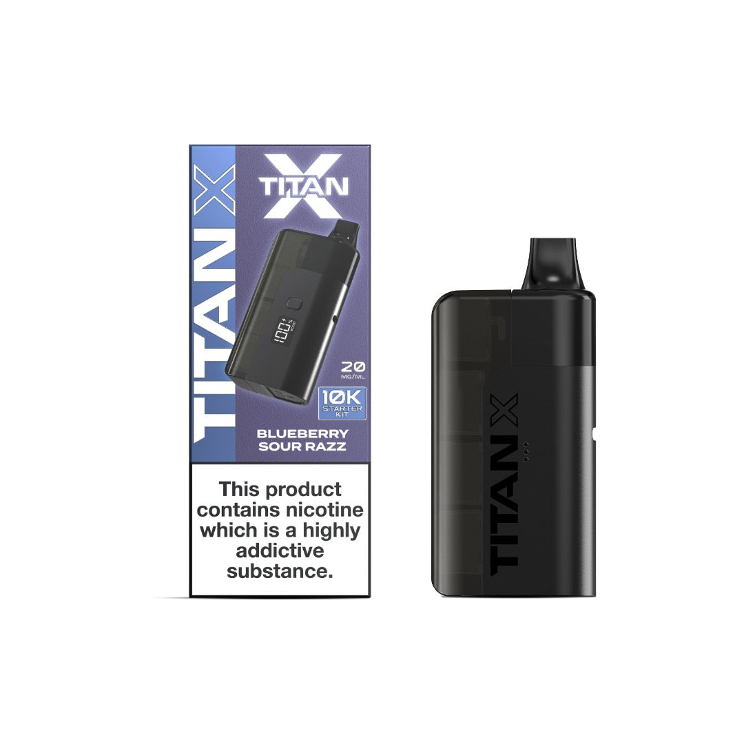 20mg Titan X 10k Puff Prefilled Pod Vape Kit