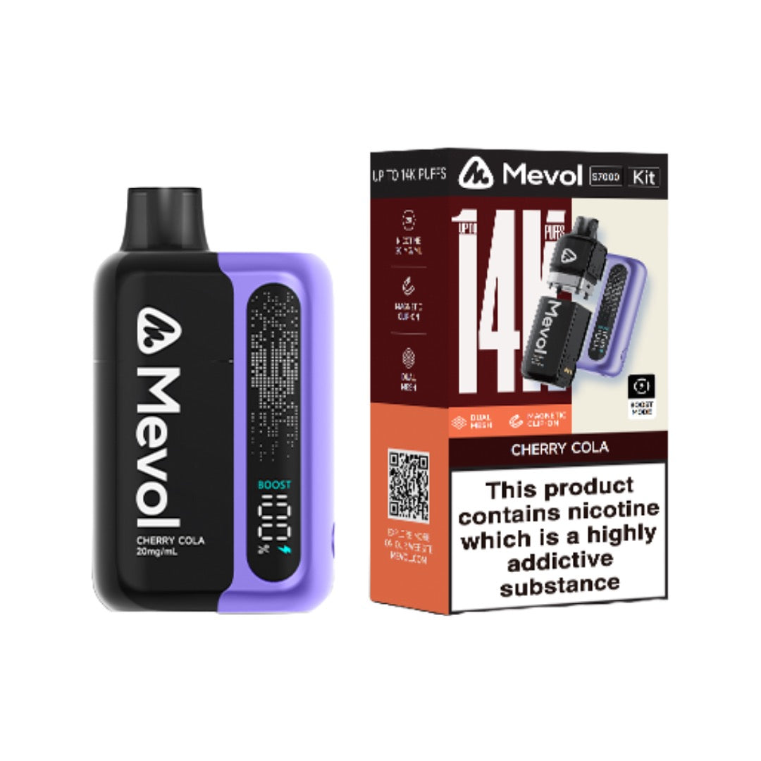 20mg Mevol S7000 Prefilled Pod Vape Kit 14k puffs