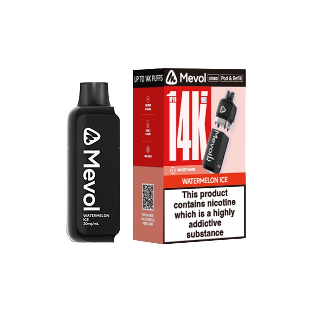 20mg Mevol S7000 Prefilled Pod & Refill 14k puffs
