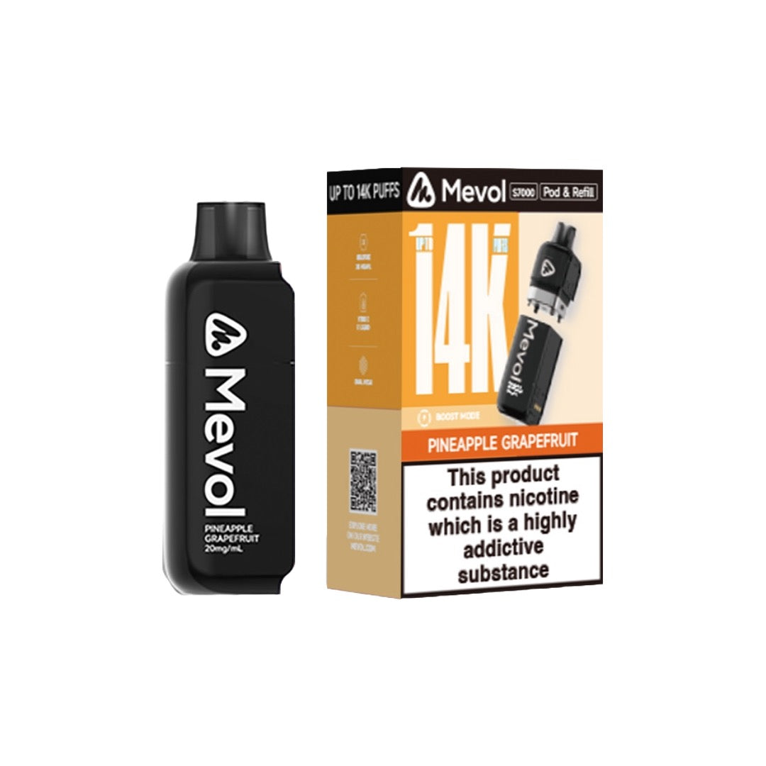 20mg Mevol S7000 Prefilled Pod & Refill 14k puffs