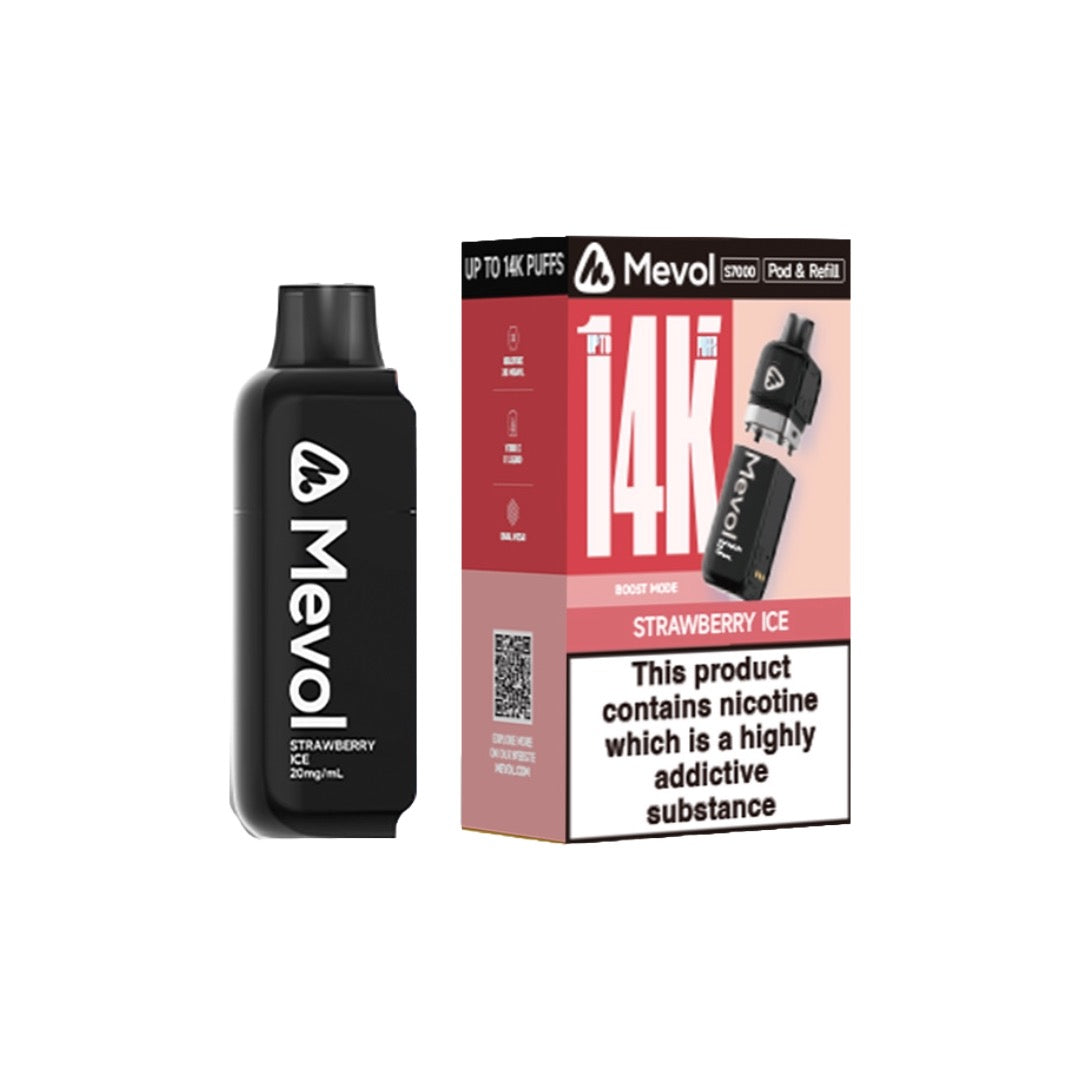 20mg Mevol S7000 Prefilled Pod & Refill 14k puffs