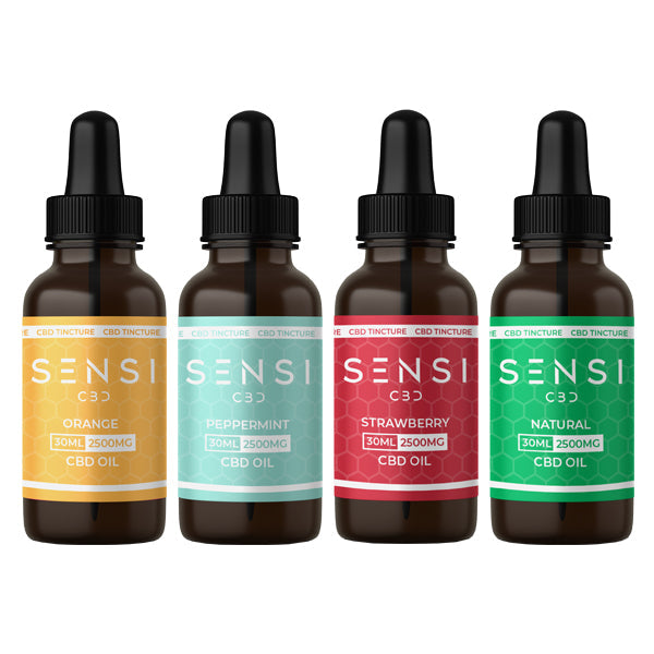 Sensi CBD 2500mg CBD Broad-Spectrum Tincture Oil 30ml