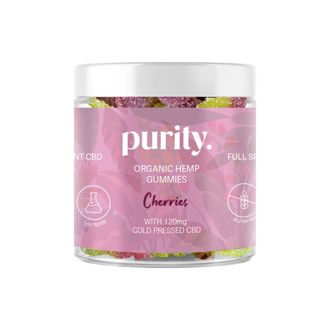 Purity 120mg Full-Spectrum CBD Vegan Gummies 150g