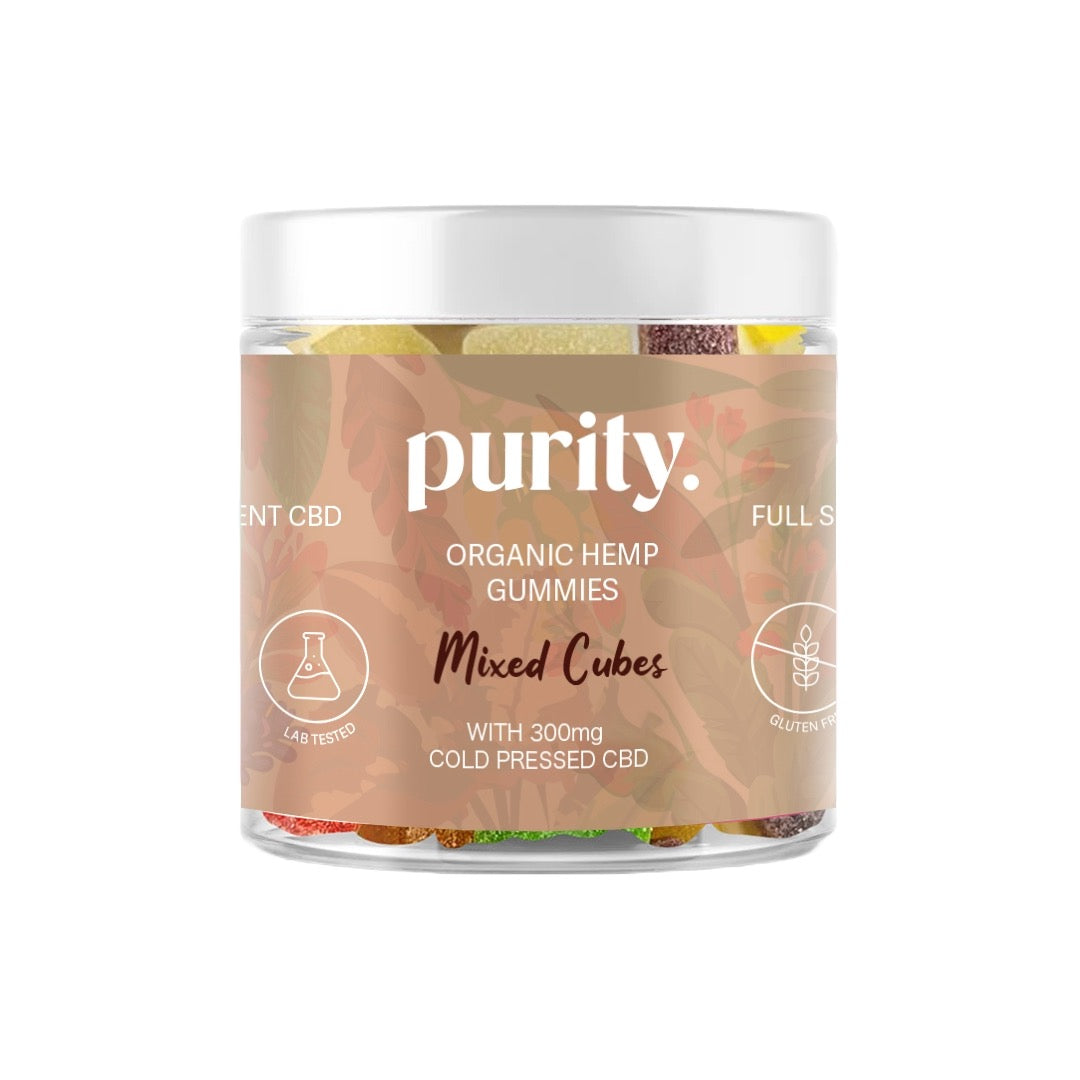 Purity 300mg Full-Spectrum CBD Vegan Gummies 150g