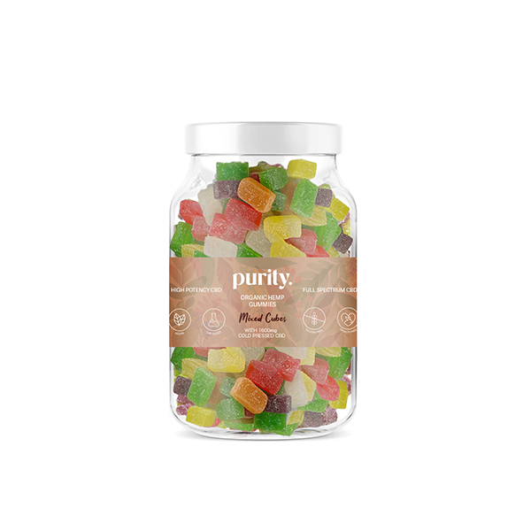 Purity 1600mg Full-Spectrum CBD Vegan Gummies 400g