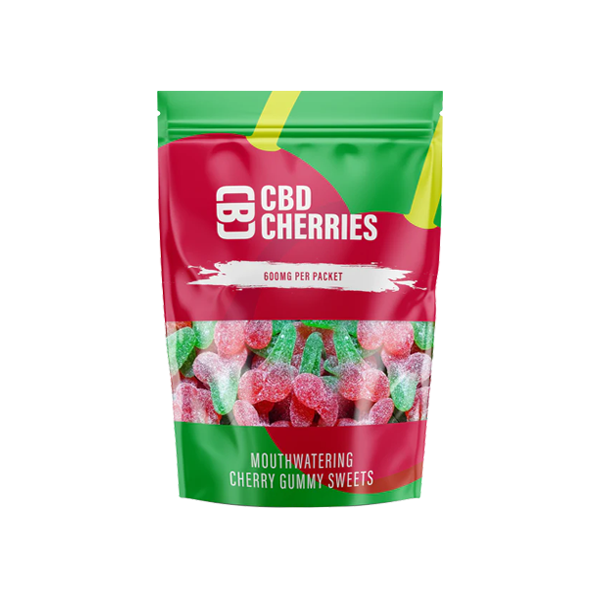 CBD Asylum 600mg CBD Cherry Gummies - 20 Pieces