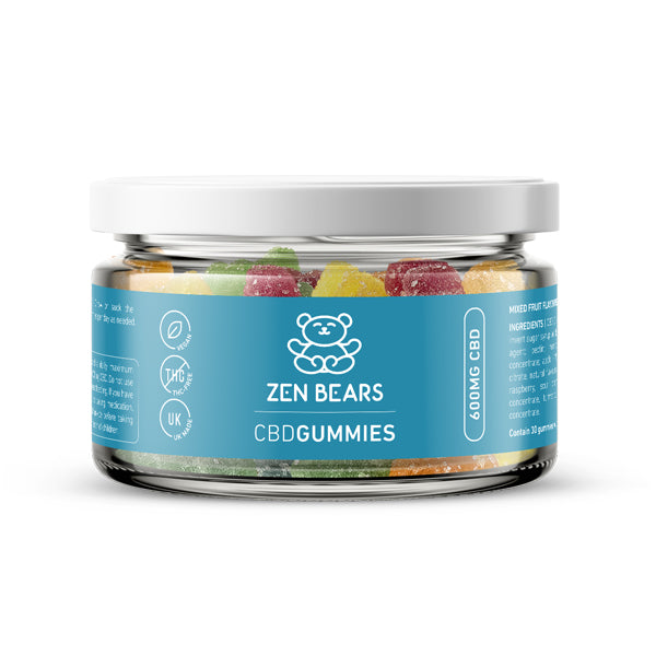 ZenBears 600mg CBD Gummies - 150g
