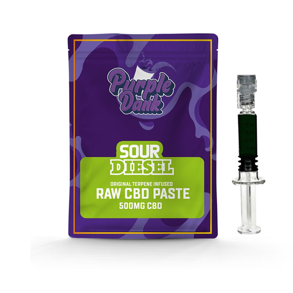Purple Dank 1000mg CBD Raw Paste with Natural Terpenes - Sour Diesel