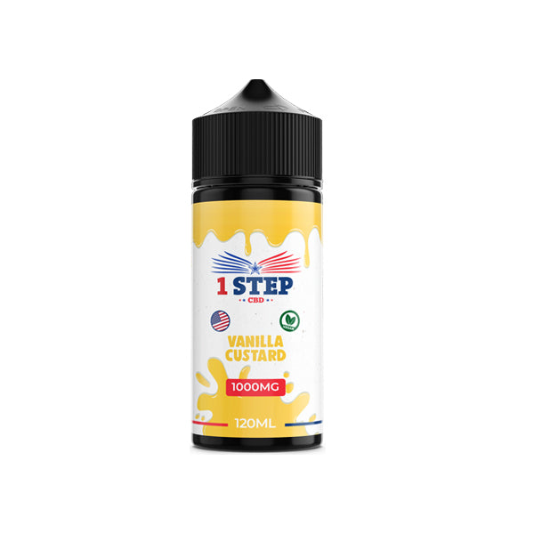 1 Step CBD 1000mg CBD E-liquid 120ml