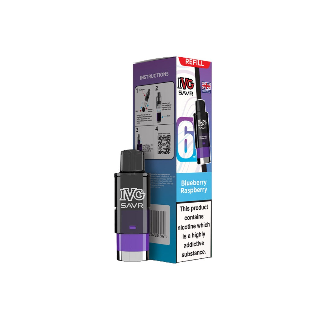 20mg I VG SAVR Refill Pod Pack 3000 Puffs