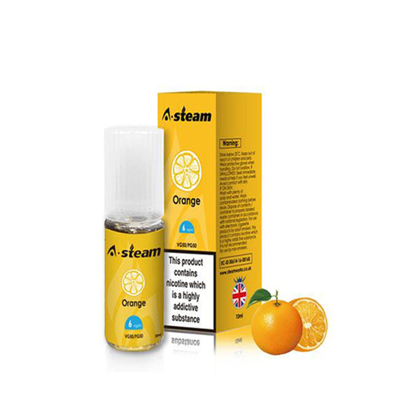 A-Steam Fruit Flavours 6MG 10ML (50VG/50PG)