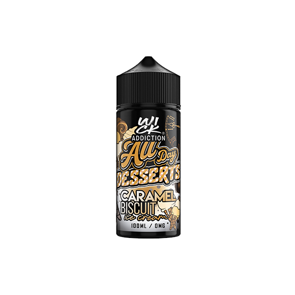 Wick Addiction All Day Desserts 100ml Shortfill 0mg (70VG/30PG)