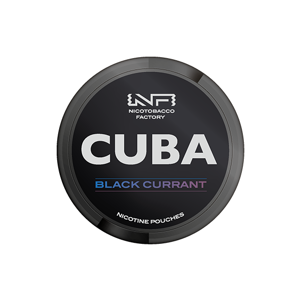 43mg CUBA Black Nicotine Pouches - 25 Pouches