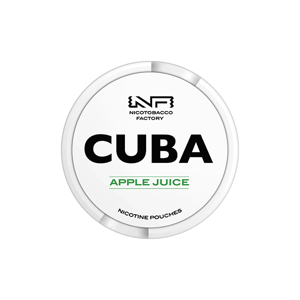 16mg CUBA White Nicotine Pouches - 25 Pouches