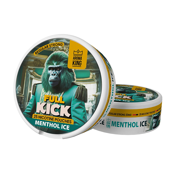 20mg Aroma King Full Kick Nicotine Pouches - 25 Pouches