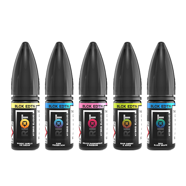 5mg Riot Squad Black Edition V2 Nic Salts 10ml (50VG/50PG)