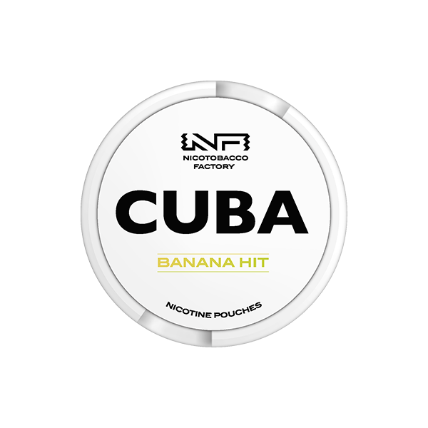 16mg CUBA White Nicotine Pouches - 25 Pouches