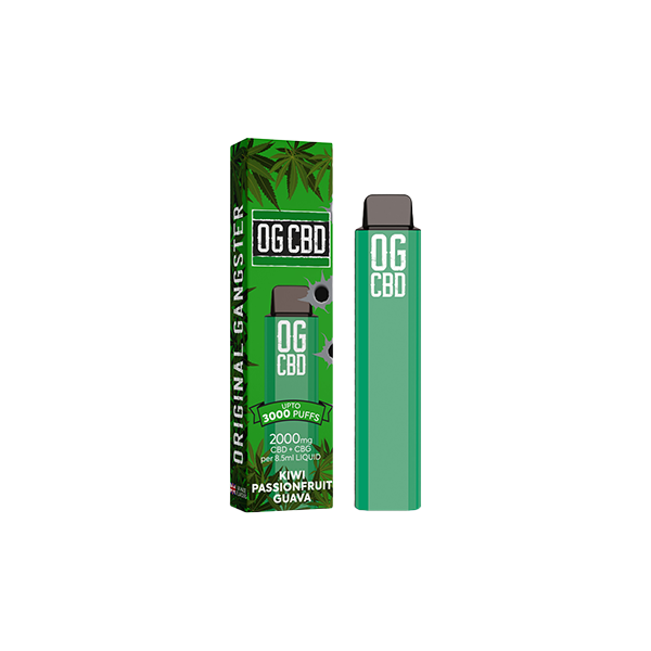 Darwin CBD OG CBD 2000mg Disposable Vape 3000 Puffs